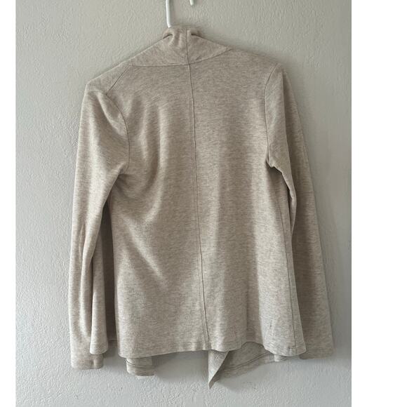 Women's Karen Kane Tan Drape Front Long Cardigan Sweater Size XS - Picture 3 of 4